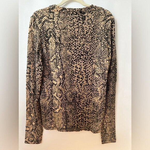 Nwt - Mango, Women’s Printed Long Sleeve T-Shirt. Size : Xs. - Picture 3 of 12